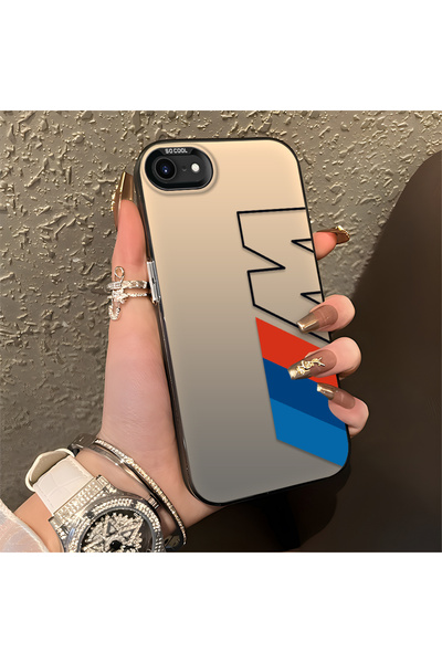 Hontinga iPhone 7/8/Se 2020 2022 Compatible Bmw Patterned Silicone Edge Hard ...