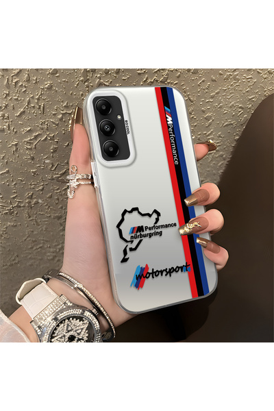 Hontinga حافظة هاتف سامسونج جالاكسي A05S متوافقة مع نمط BMW من السيليكون ذو ا...