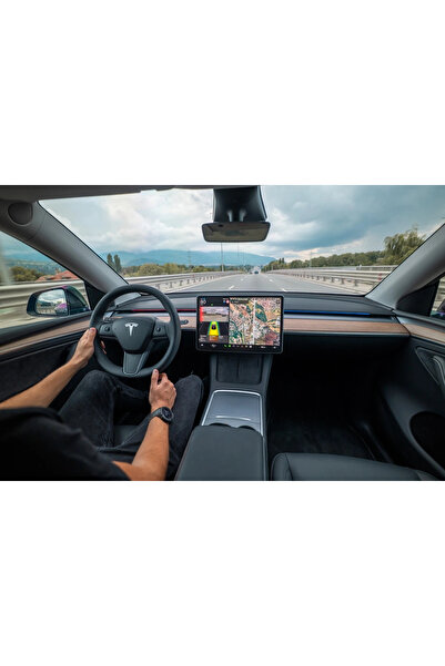 ENHANCE AUTO شريط إضاءة S3XY - إضاءة ذكية محيطة لسيارة تسلا موديل Y جونيبر