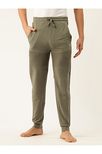 John Player By Styli Men Cotton Joggers with Front Panel