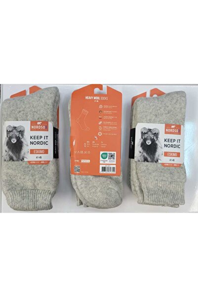 nordsox Set of three pairs of WOOL socks