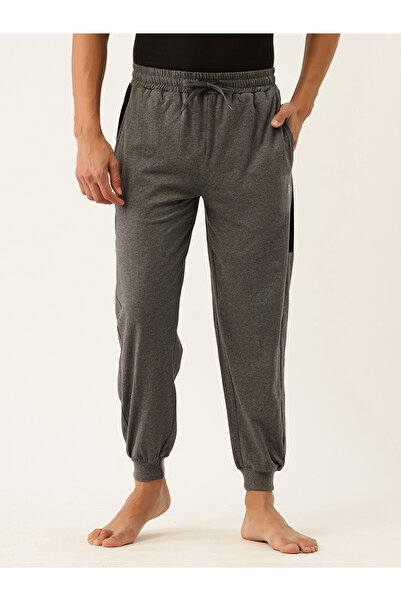 John Player By Styli Men Cotton Joggers with Side Panel
