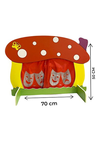 Laylay Toys Masa Üstü Mantar Kukla Sahnesi Anaokulu Çocuk Kreş