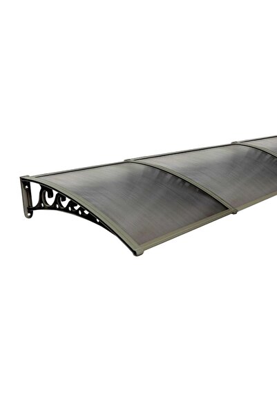 SUNDURMAGROSS Pratik Sundurma Kapı Pencere Üstü 100x450 cm Bronz 6 mm levhalı