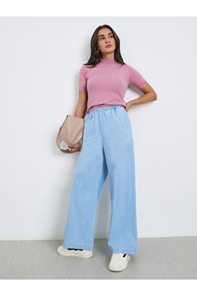 Styli Women Flowy Straight Leg Jeans