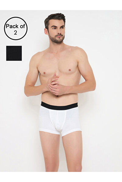 John Player By Styli عبوة من قطعتين - سراويل داخلية سادة - قطن 100%