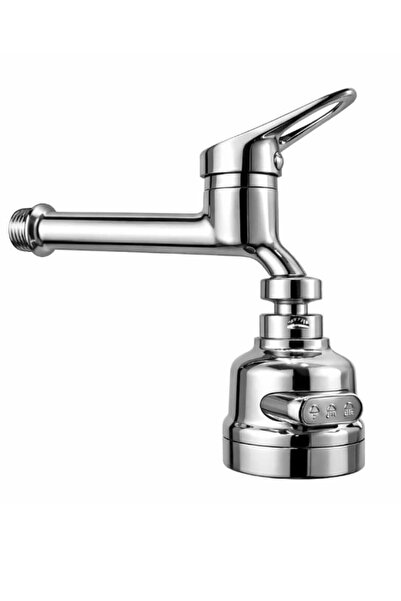 luxury faucet صنبور مرحاض طويل من الكروم مع رأس متحرك بثلاث وظائف - صنبور طويل