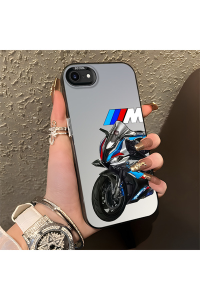 Hontinga iPhone 7/8/Se 2020 2022 Compatible Silicone Edge Hard Back Anti-Fall...