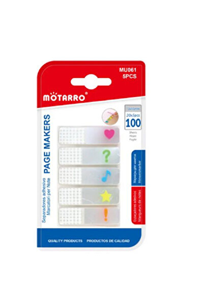MOTARRO Page Markers MU061 – Colorful Sticky Page Tabs for Notes, Bookmarks &...