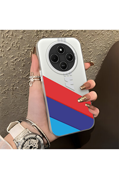 Hontinga جراب Xiaomi Redmi 14C متوافق مع BMW ذو حافة من السيليكون الصلب ومضاد...