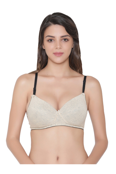 Clovia By Styli Cotton Rich Push-Up Non-Wired Multiway T-shirt Bra