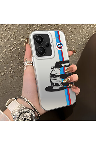 Hontinga Xiaomi Redmi Note 13 Pro Plus+ 5G Uyumlu Silikon Kenar Sert Arka Ant...