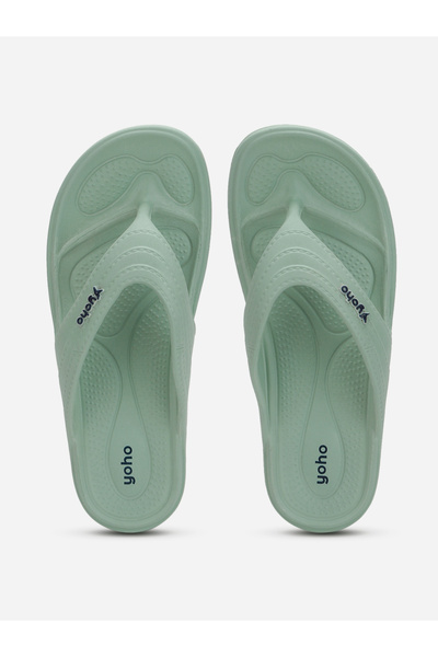 YOHO By Styli Green Drizzle Soft Slippers