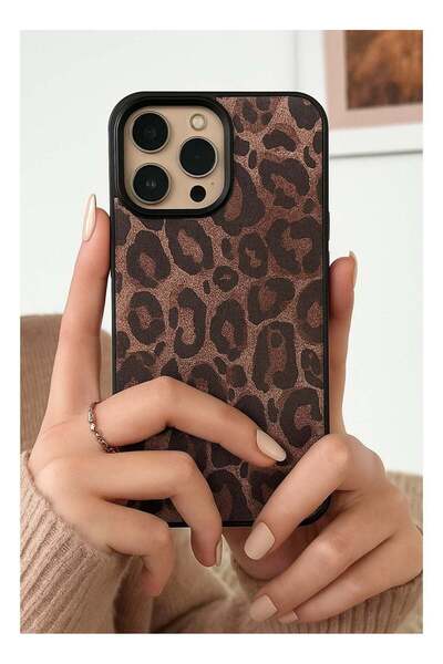 multi İmpex Iphone 16 pro max Leopard Print Shockproof TPU Protective Case- S...