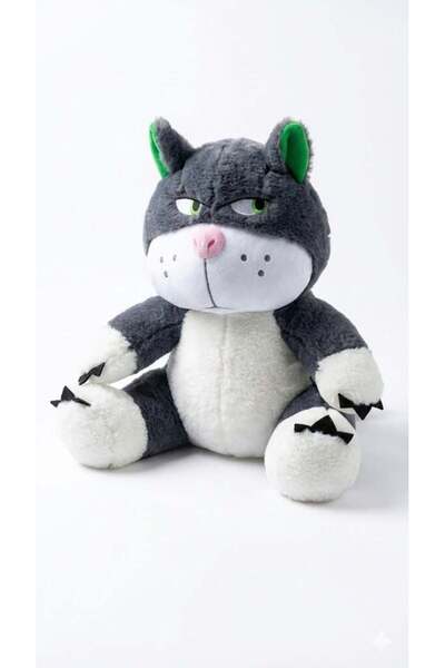 Toyska Sinirli Kedi Peluş Oyuncak - Asabi Kedi Oyun Arkadaşı 45 Cm