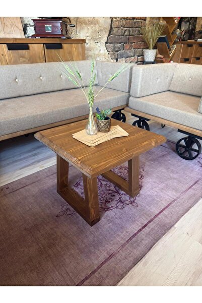 NT Concept NTConcept Fav Masif Ahşap Sehpa 40x40cm