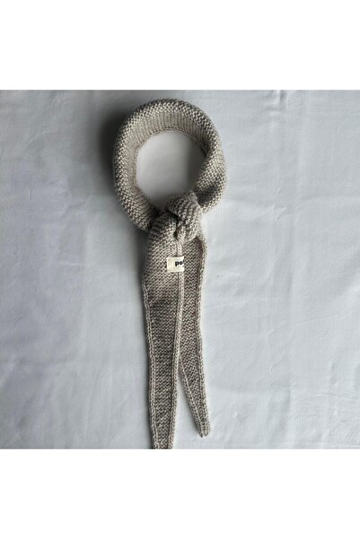 POFUDUK Sophie Knitted Scarf Foulard Shawl Scarves Pfdkf9 Beige