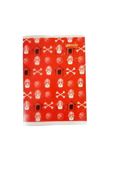 Mynote A4 120 Sheets Lined Plastic Cover Patterned Notebook