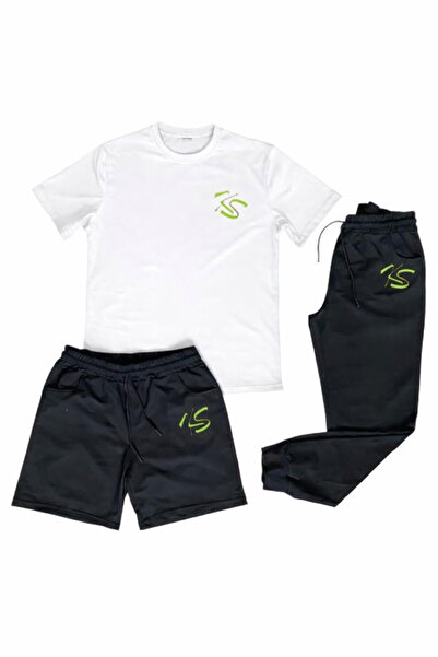 kam's Unisex Ks Green Logo Summer Tracksuit Combination