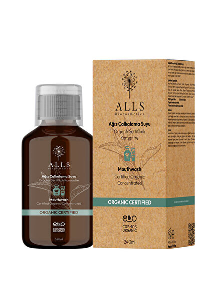 Alls Biocosmetics Organik Sertifikalı Konsantre Ağız Çalkalama Suyu 240 ml