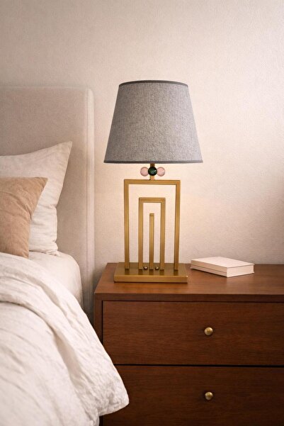 VENÜS NOVA AİN BUBBLE ABAJUR HASIR GRİ BAŞLIK