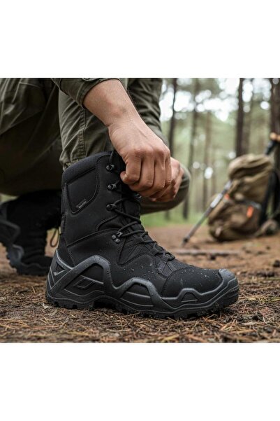 BAYRAMOĞLU KUNDURA BYK HAKİKİ DERİ SU GEÇİRMEZ ORTOPEDİK TREKKİNG UZUN ASGERİ...