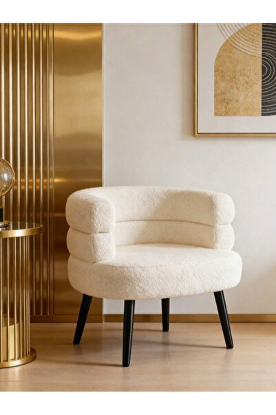 Mtanvxay كرسي زينة أبيض من البوليستر والفولاذ الكربوني، كرسي أريكة، كرسي مكيا...