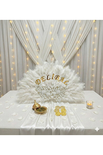 delibal Beyaz Gelin Yelpazesi, Bekarlığa Veda Partisi, Bride To Be, Nedime, K...