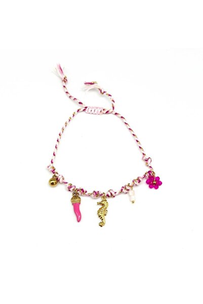 Twenty Eight Coral Seahorse Anklet & Bracelet