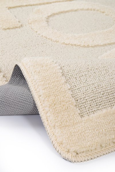 Konfor Halı Natural Non-Slip Base Bath Mat Long-Lasting Soft Textured Water Absorbent Washable Letter Mat Love 6