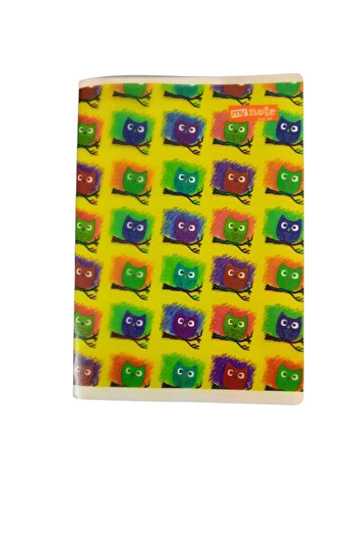 Mynote A4 120 Sheets Lined Plastic Cover Patterned Notebook