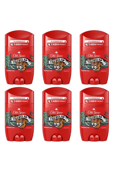 Old Spice SET 6 BUCATI - Stick-uri antiperspirante Tigerclaw 50ml