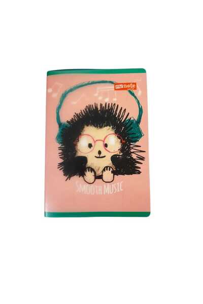 Mynote A4 120 Sheets Lined Plastic Cover Patterned Notebook