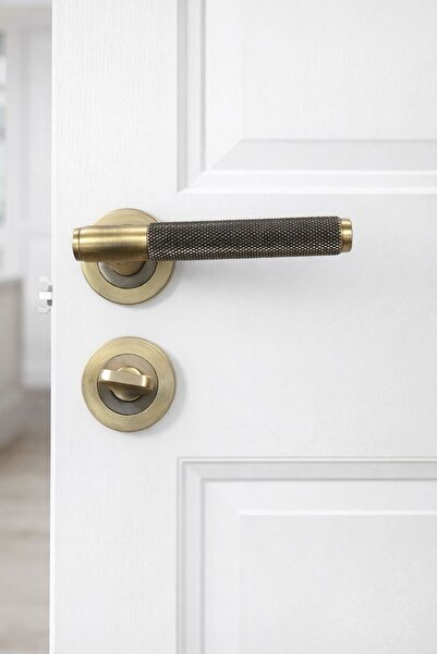 ARON Eda Handle (Matte Antique Yellow) Bathroom-Wc Type Door Handle Aluminum ...