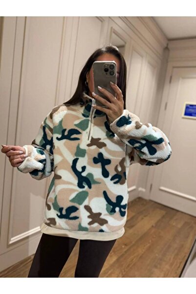 DOLCE QUEEN 🧥   Half Zip Plush Fleece Sweatshirt