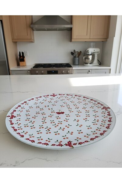 EFYA HOME DEKORASYON 360 Derece Dönen Sunumluk,kiraz