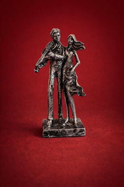 YONCA ART CONCEPT SEVGİLİ KEMANLI BİBLO HEDİYELİK AKSESUAR (19 CM BOY 7 CM EN...