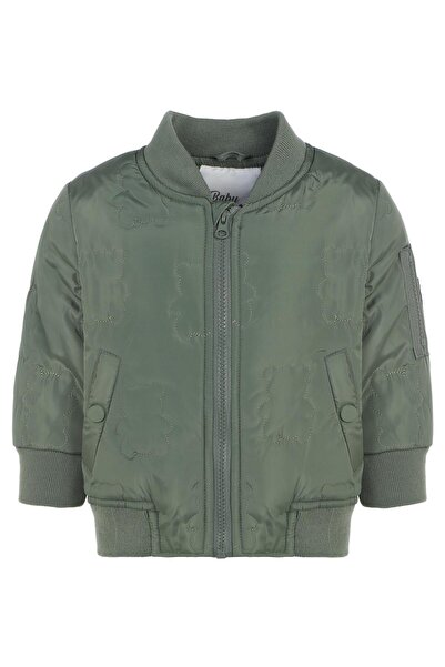 Civil Baby Teddy Bear Embossed 6-18 Months Jacket - Khaki 9-12 Months