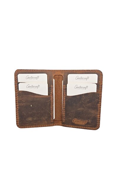GENTE Gentecraft Hand Sewing Unisex Genuine Leather Wallet - Timeless Saddle ...