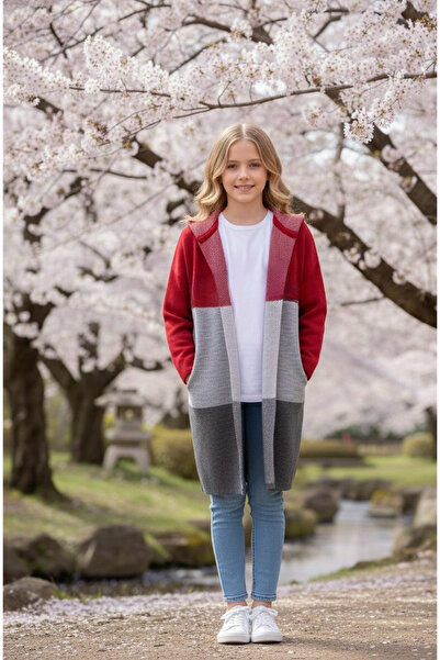 Hilal Akıncı Kids Girl's Long Cardigan