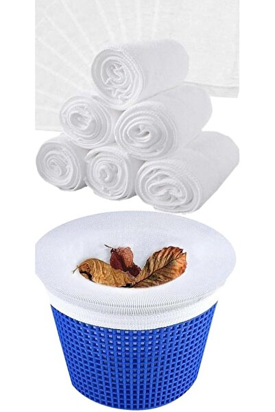 Arabest 50 Pcs Pool Skimmer Socks, Pool Cleaning Filter Socks Cleans Debris L...