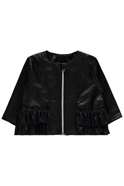 Civil Baby جاكيت بناتي من 9 إلى 18 شهرًا - أسود من 9 إلى 12 شهرًا