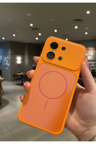 TechTrove Xiaomi Redmi 15C 5G İçin Uyumlu Manyetik Şarj Destekli Darbe Emici ...