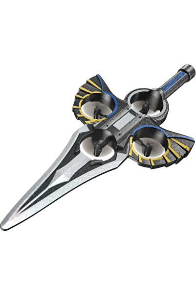 Toybox لعبة سيف طائر للأطفال على شكل طبق طائر يعمل بالتحكم عن بعد