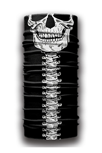 NIFF ; KURUKAFA Disk Yeni Model Motorcu Buff Maske Outdoor Boyunluk Unisex Ba...