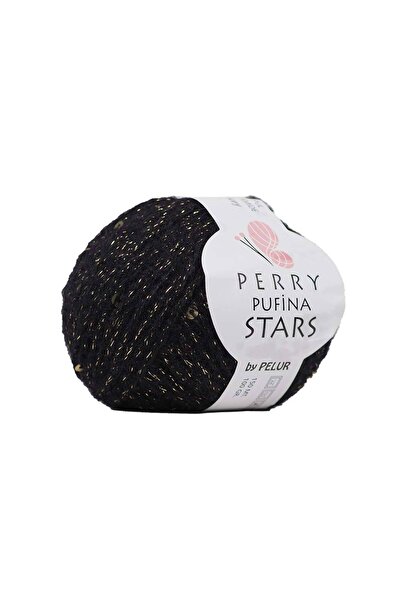 Ritzz Perry Pufina Stars Black Gold Sequins