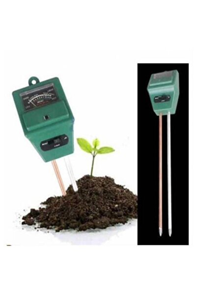 Koodmax Toprak Nem Ölçer + Ph Ölçer + Işık Ölçer Ph Metre Verimlilik