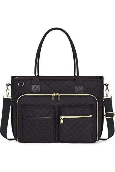 RAINSMORE Teacher Tote Bag Laptop Bag for Women Large Laptop Briefcase Nurse ...