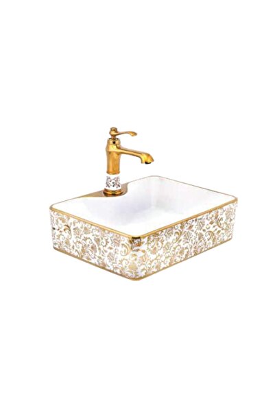Fualora Seramik Çanak Lavabo 48*37*13 cm Batarya Delikli