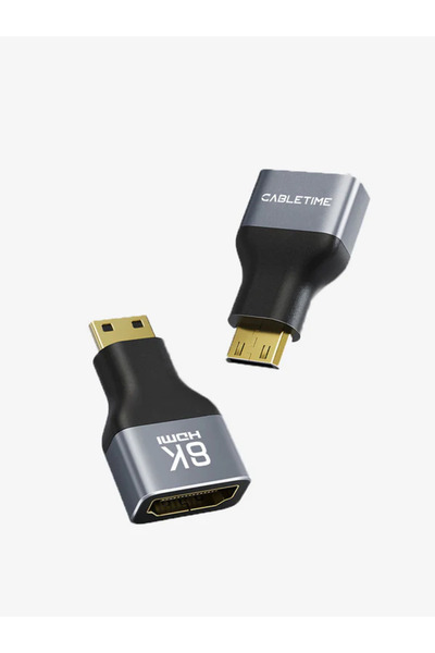 Cabletime CABLETIE8K Mini HDMI Male to HDMI Female Adapter